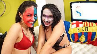 Madrid Barça en la Mansión de Nacho Vidal