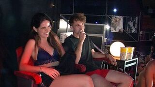 Carolina y la chica del publico